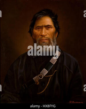 Wiremu Tamihana von Gottfried Lindauer Stockfoto