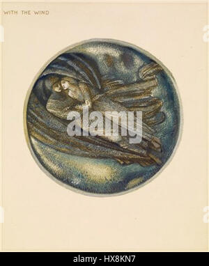 „Das Blumenbuch mit dem Wind“ ist eine botanische Illustration oder künstlerische Arbeit mit verschiedenen Blumen, die möglicherweise ihre Beziehung zu Wind oder natürlichen Elementen hervorheben. Das Kunstwerk kann darauf abzielen, die empfindliche Interaktion zwischen Flora und Umwelt darzustellen. Stockfoto