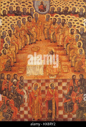 Dmitri Donskoj, auch bekannt als Dmitri Iwanowitsch, war ein Großfürst von Moskau im 14. Jahrhundert, der für seine Führung und seine Siege in der Schlacht von Kulikowo, die einen bedeutenden Moment in der russischen Geschichte bedeutete, gefeiert wurde. Stockfoto