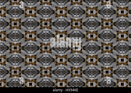 Eine abstrakte, nahtlos, Wiederholung Muster gewebte geometrischer Formen Stockfoto