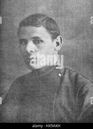 Der Titel bezieht sich offenbar auf ein Werk oder Ereignis, das sich auf die russische oder osteuropäische Kultur aus dem Jahr 1910 bezieht. Dies könnte auf ein Kunstwerk, eine historische Aufzeichnung oder ein Ereignis hinweisen, das für die Periode von Bedeutung ist. Der Titel enthält kyrillische Schrift und erfordert möglicherweise ein kontextuelles Verständnis der russischen historischen oder kulturellen Bedeutung im Jahr 1910. Stockfoto