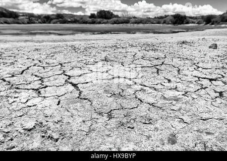 Trockene Fläche in der Nähe von Cafayate (Argentinien) Stockfoto