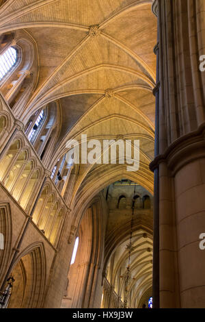 Das Innere der mittelalterlichen gotischen Kathedrale von Southwark in London, auch bekannt als "The Cathedral und Stiftskirche St Saviour und St Mary O Stockfoto