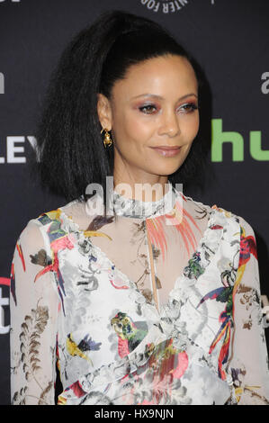 Hollywood, CA, USA. 25. März 2017.  -Thandie Newton. Die Paley Center For Media 34th Annual PaleyFest Los Angeles - statt '' Westworld'' in der Dolby Theater in Hollywood Foto ZUMA Draht/Alamy Live News Stockfoto