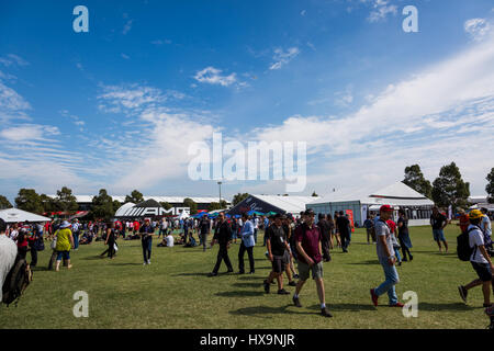 Melbourne, Australien. 26. März 2017.  Innerhalb der Tore während der 2017 Formel 1 Rolex Australian Grand Prix, Australien am 26. März 2017. Bildnachweis: Dave Hewison Sport/Alamy Live-Nachrichten Stockfoto