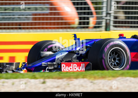 Melbourne, Australien. 26. März 2017.  Daniil KVYAT RUS 26 im ersten Rennen der Saison, die 2017 Formel 1 Rolex Australian Grand Prix, Australien am 26. März 2017 für die SCUDERIA TORO ROSSO fahren. Bildnachweis: Dave Hewison Sport/Alamy Live-Nachrichten Stockfoto