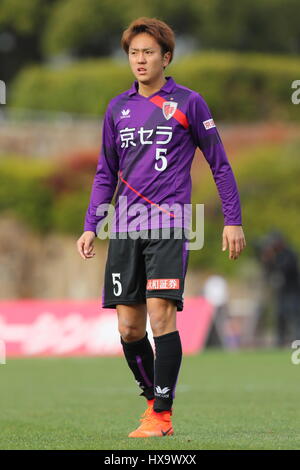 Kyoto Nishikyogoku Leichtathletikstadion, Kyoto, Japan. 25. März 2017. Kyohei Yoshino (Sanga), 25. März 2017 - Fußball: 2017 J2 League match zwischen Kyoto Sanga F.C. 0-1 V.Varen Nagasaki am Kyoto-Nishikyogoku Leichtathletikstadion, Kyoto, Japan. Bildnachweis: AFLO SPORT/Alamy Live-Nachrichten Stockfoto