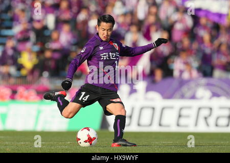 Kyoto Nishikyogoku Leichtathletikstadion, Kyoto, Japan. 25. März 2017. Keiya Sento (Sanga), 25. März 2017 - Fußball: 2017 J2 League match zwischen Kyoto Sanga F.C. 0-1 V.Varen Nagasaki am Kyoto-Nishikyogoku Leichtathletikstadion, Kyoto, Japan. Bildnachweis: AFLO SPORT/Alamy Live-Nachrichten Stockfoto