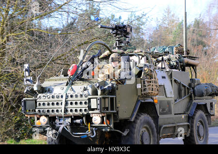 Die US-Armee bewegt sich aus der Tschechischen Republik in der Ukraine Stockfoto