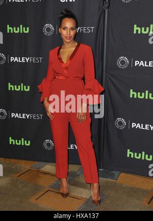 Los Angeles, CA, USA. 26. März 2017. Kerry Washington in Anwesenheit für Skandal am 34th Annual Paleyfest Los Angeles, der Dolby Theater in Hollywood und Highland Center, Los Angeles, CA 26. März 2017. Bildnachweis: Dee Cercone/Everett Collection/Alamy Live-Nachrichten Stockfoto