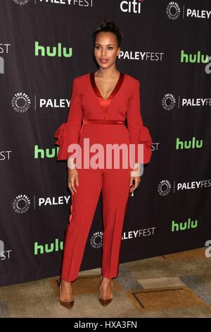 Los Angeles, CA, USA. 26. März 2017. Kerry Washington in Anwesenheit für Skandal am 34th Annual Paleyfest Los Angeles, der Dolby Theater in Hollywood und Highland Center, Los Angeles, CA 26. März 2017. Bildnachweis: Priscilla Grant/Everett Collection/Alamy Live-Nachrichten Stockfoto