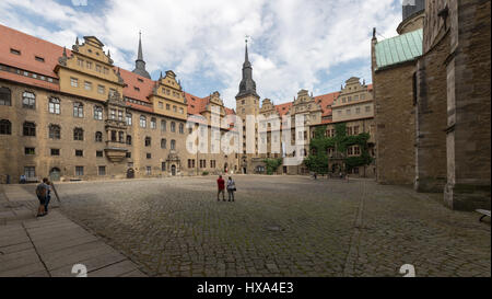 Schloss Merseburg - Hof Stockfoto