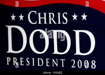 CHRIS DODD US PRESIDENIAL RACE 2008 28 April 2007 SAN DIEGO Kalifornien USA Stockfoto