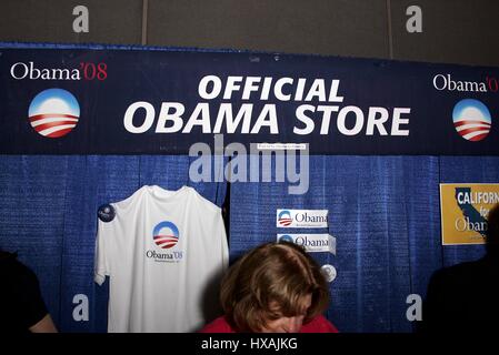 BARACK OBAMA STORE US PRESIDENTIAL RACE 2008 28 April 2007 SAN DIEGO Kalifornien USA Stockfoto