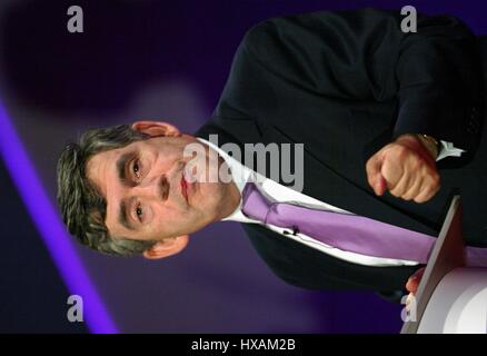 GORDON BROWN MP CHANCELLOR OF THE EXCHEQUER 25. September 2006 MANCHESTER ENGLAND Stockfoto
