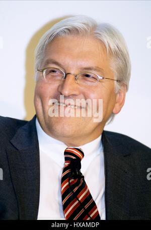 BUNDESAUßENMINISTER FRANK-WALTER STEINMEIER 10. Oktober 2007 Stockfoto
