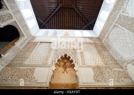 Innenansicht der Synagoge in Cordoba, Córdoba, Andalusien, Spanien, Europa Stockfoto