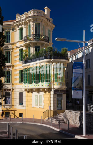 Art Nouveau Architektur in Cannes, Frankreich Stockfoto