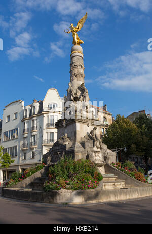 Subé Brunnen Denkmal, Reims, Frankreich Stockfoto