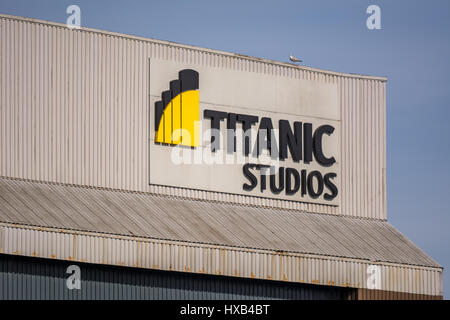 Die Titanic Studios in Belfast. Stockfoto