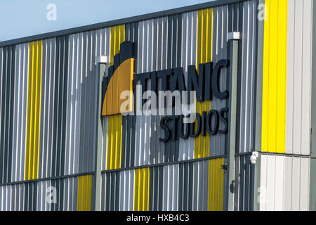 Die Titanic Studios in Belfast. Stockfoto