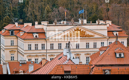 Deutsche Botschaft in Prag Stockfoto