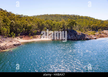 Mundaring Weir Reservoir Bereich, Western Australia, in der Nähe von Perth. Stockfoto