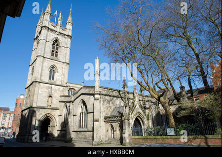Maria ist die Jungfrau, eine anglikanische Kirche auf Lowgate in Kingston Upon Hull, UK Kulturhauptstadt 2017 Stockfoto