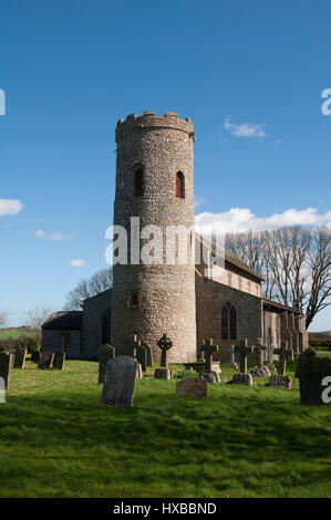 St.-Margarethen Kirche, Burnham Norton, Norfolk, England, UK Stockfoto