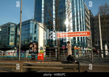 Barbarossaplatz in Köln (Köln), Nordrhein-Westfalen, Deutschland Stockfoto