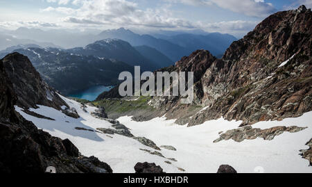 Sahne-See, Strathcona Provincial Park, Vancouver Island, BC Stockfoto