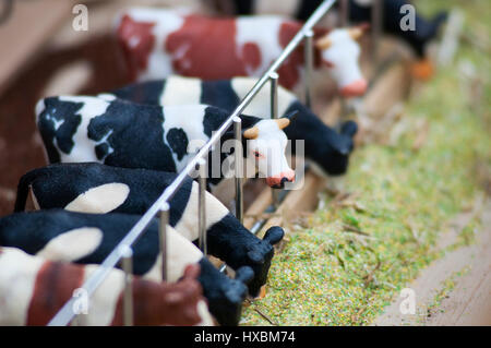 Spielzeug Kuh Stockfoto