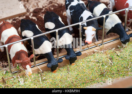 Spielzeug Kuh Stockfoto