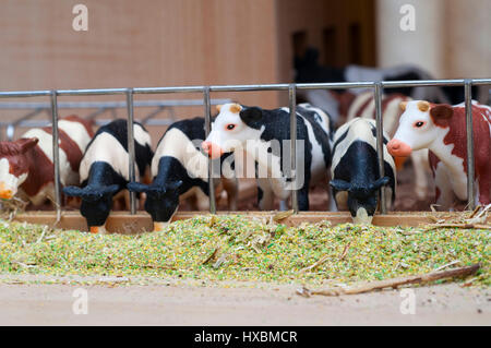 Spielzeug Kuh Stockfoto