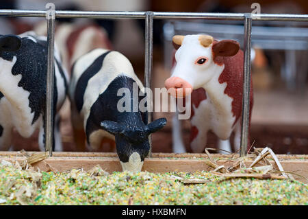 Spielzeug Kuh Stockfoto
