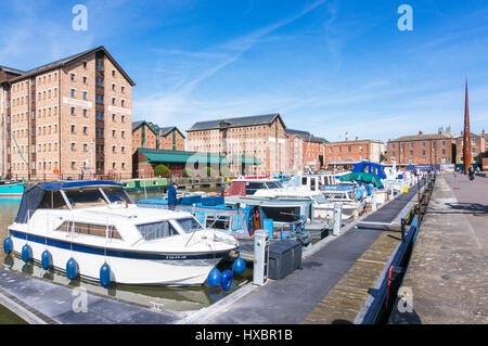 Gloucester-Gloucestershire-Gloucester docks Gloucester Kais Gloucester uk Stockfoto