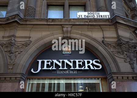 Jenners speichern Edinburgh Stockfoto