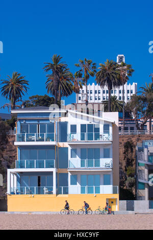 Der Strand am Strand von Santa Monica Stockfoto