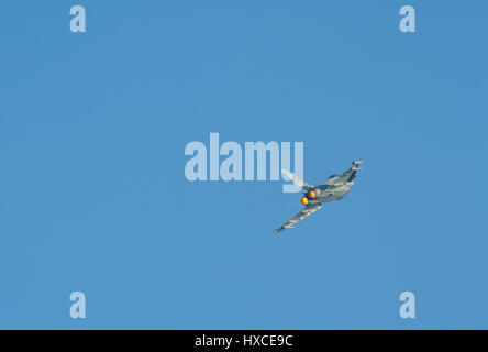Eurofighter Typhoon Jet bei einer airshow Stockfoto