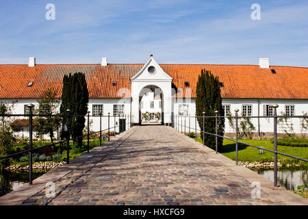 Zugriff auf das Residenzschloss in Glück Schloss, Zugang zu den königlichen Palast in Glück Burg |, Zugang Zum Residenzschloss in Glücksburg | Zugang zu den Ro Stockfoto