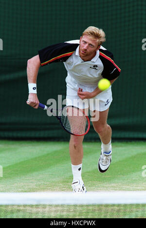 BORIS BECKER WIMBLEDON 1999 30. Juni 1999 Stockfoto