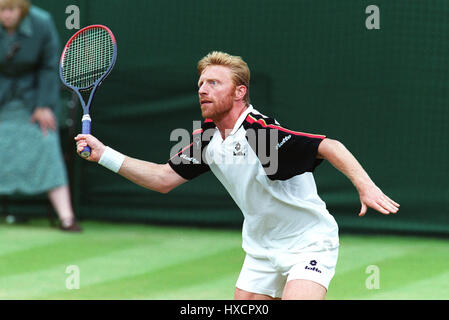 BORIS BECKER WIMBLEDON 1999 30. Juni 1999 Stockfoto