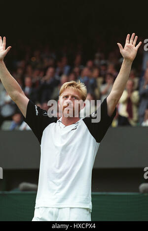 BORIS BECKER WIMBLEDON 1999 30. Juni 1999 Stockfoto