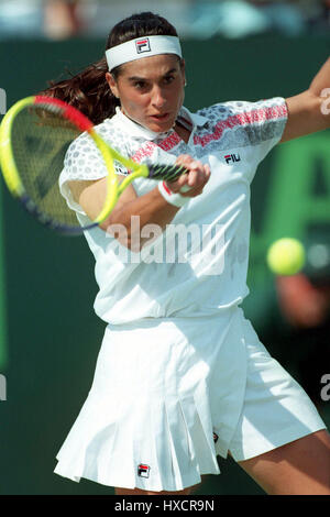 GABRIELA SABATINI Argentinien 3. April 1996 Stockfoto