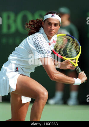 GABRIELA SABATINI Argentinien 3. April 1996 Stockfoto