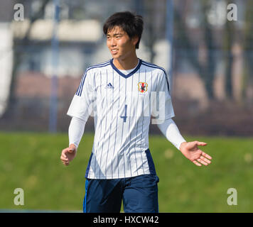 Duisburg, Deutschland. 26. März 2017.  freundlichen Fußballspiel MSV Duisburg Vs Japan U20: Koki Machida (Japan). Bildnachweis: Jürgen Schwarz/Alamy Live-Nachrichten Stockfoto