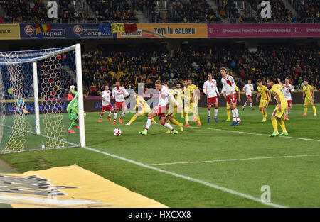 Cluj-Napoca, Rumänien. 26. März 2017. Die National Football Team in Rumänien ein Spiel gegen Dänemark im FIFA WM-Qualifikation. Final score 0:0 Credit: Pal Szilagyi Palko/Alamy Live News Stockfoto