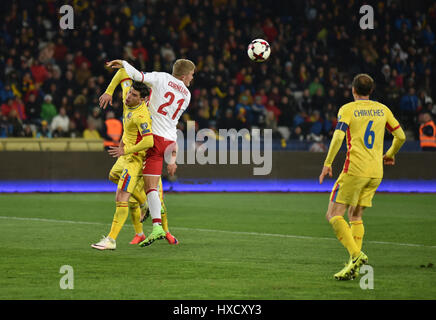 Cluj-Napoca, Rumänien. 26. März 2017. Die National Football Team in Rumänien ein Spiel gegen Dänemark im FIFA WM-Qualifikation. Final score 0:0 Credit: Pal Szilagyi Palko/Alamy Live News Stockfoto