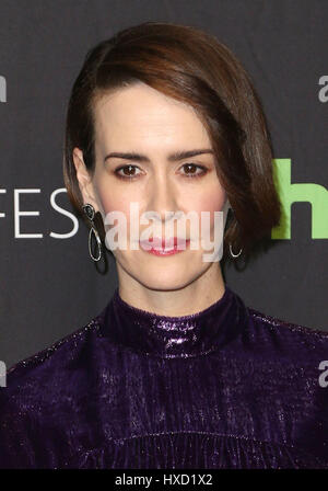 Hollywood, Kalifornien, USA. 26. März 2017. 26 März 2017 - Hollywood, Kalifornien - Sarah Paulson. Die Paley Mitte für Medias 34th Annual PaleyFest Los Angeles - '' American Horror Story: Roanoke'' im Dolby Theatre statt. Bildnachweis: AdMedia Credit: AdMedia/ZUMA Draht/Alamy Live-Nachrichten Stockfoto