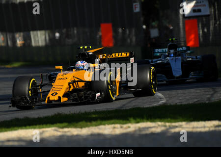 Albert Park, Melbourne, Australien. 26. März 2017. Jolyon Palmer (GBR) #30 von Renault Sport F1-Team bei der 2017 Australian Formula One Grand Prix im Albert Park in Melbourne, Australien. Sydney Low/Cal Sport Media/Alamy Live-Nachrichten Stockfoto